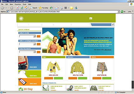 online&nbsp;site template