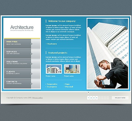 architecture&nbsp;site template