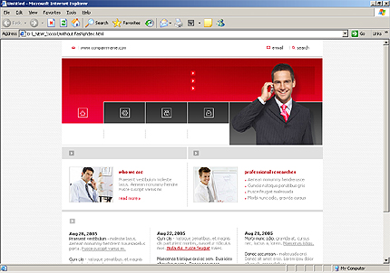 business&nbsp;site template