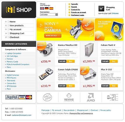 shop&nbsp;site template