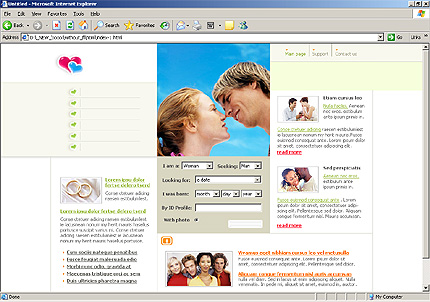 Template #9376, Html Content Page Screenshot