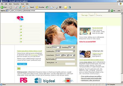 Template #9376, Html Content Page Screenshot