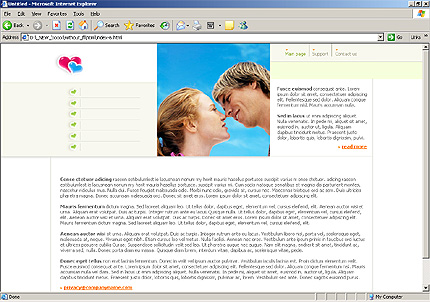Template #9376, Html Content Page Screenshot
