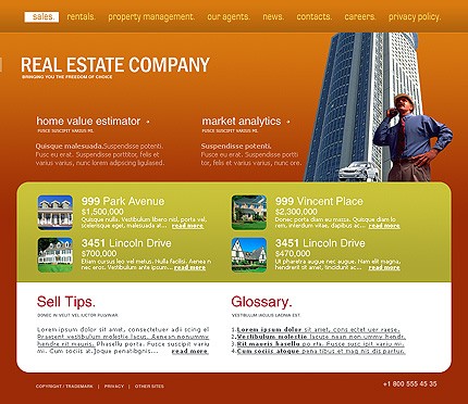 Real Estate Web Design Template