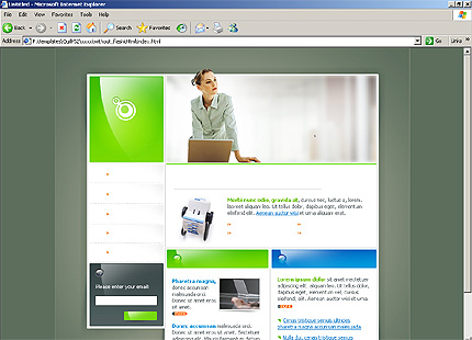 business&nbsp;site template