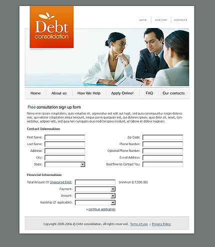 business&nbsp;site template